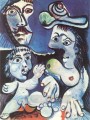 Man Woman and Child 1970 Pablo Picasso